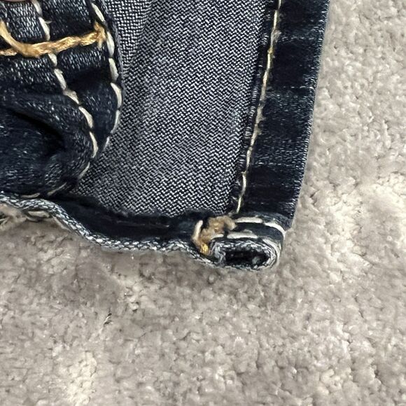 Silver Jeans McKenzie Crop Women's Size 20 Denim Cropped Capri - Picture 7 of 12